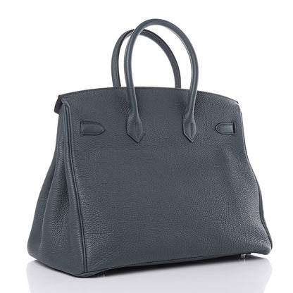 Hermes Togo Birkin 35 Bleu Orage 3 of 32