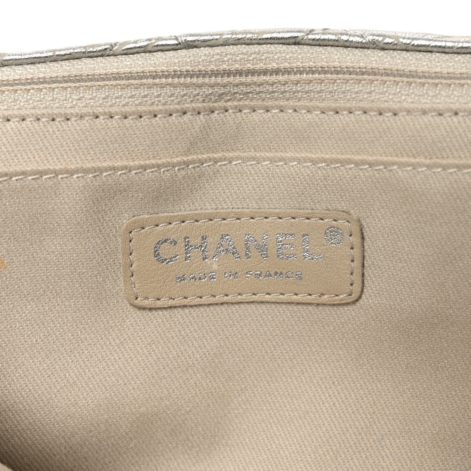 Chanel Calfskin Ice Cube On the Rocks Medium Flap Silver 6 of 10