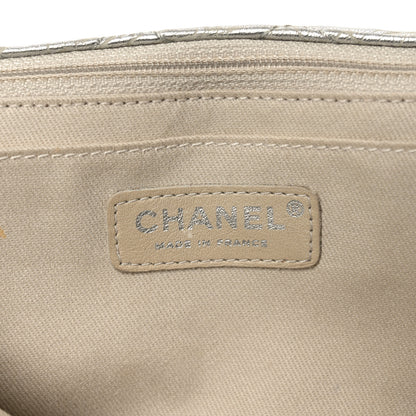 Chanel Calfskin Ice Cube On the Rocks Medium Flap Silver 6 of 10