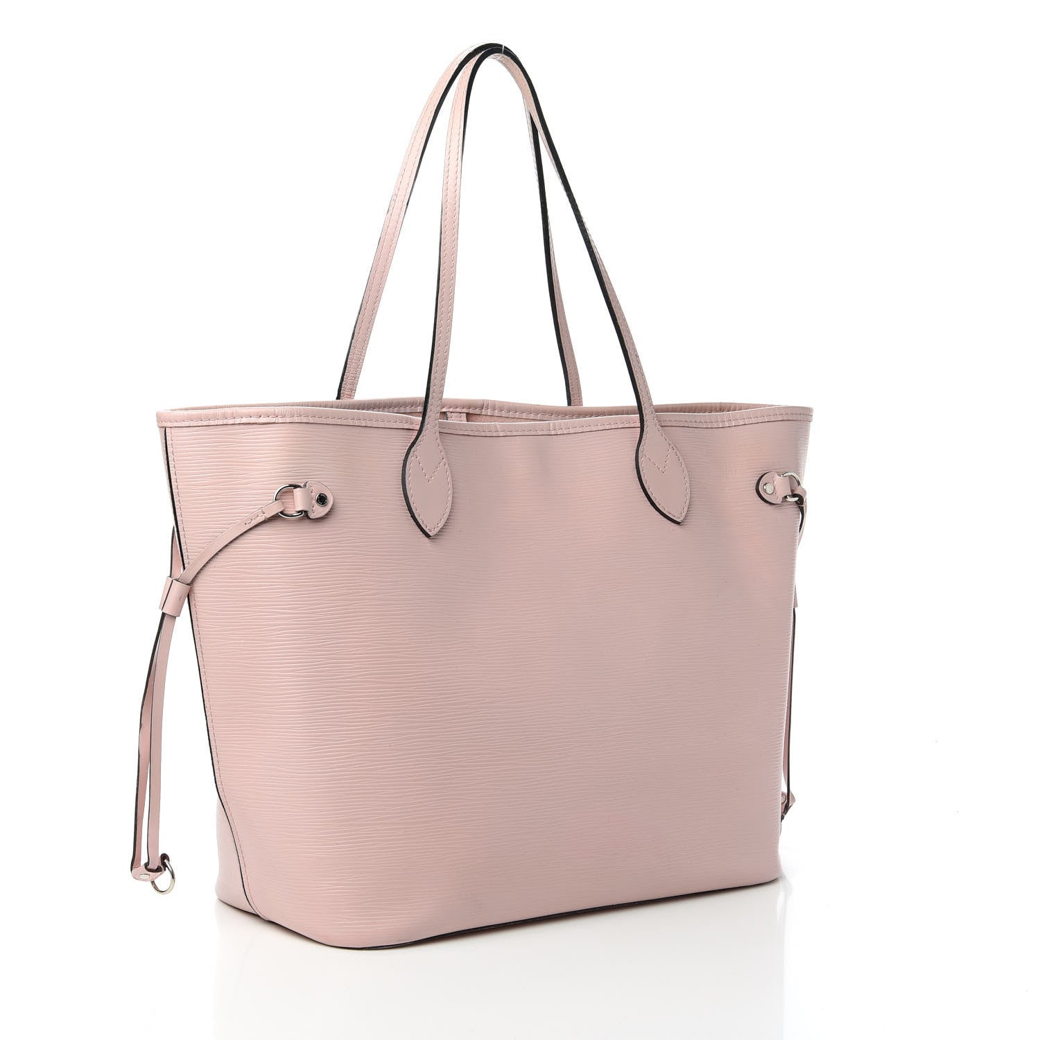 Louis Vuitton Epi Neverfull MM Rose Ballerine 3 of 9