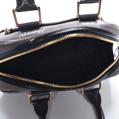 Louis Vuitton Havane Stamped Trunk Bowler PM Gray 5 of 7
