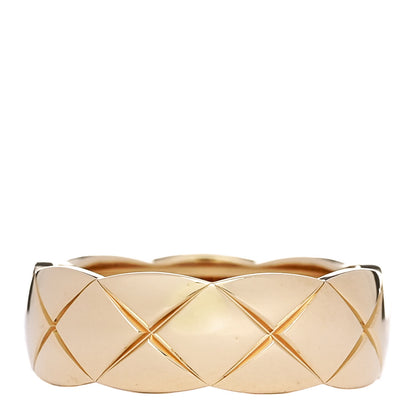 Chanel 18K Yellow Gold Small Coco Crush Ring 53 6.5 1 of 6