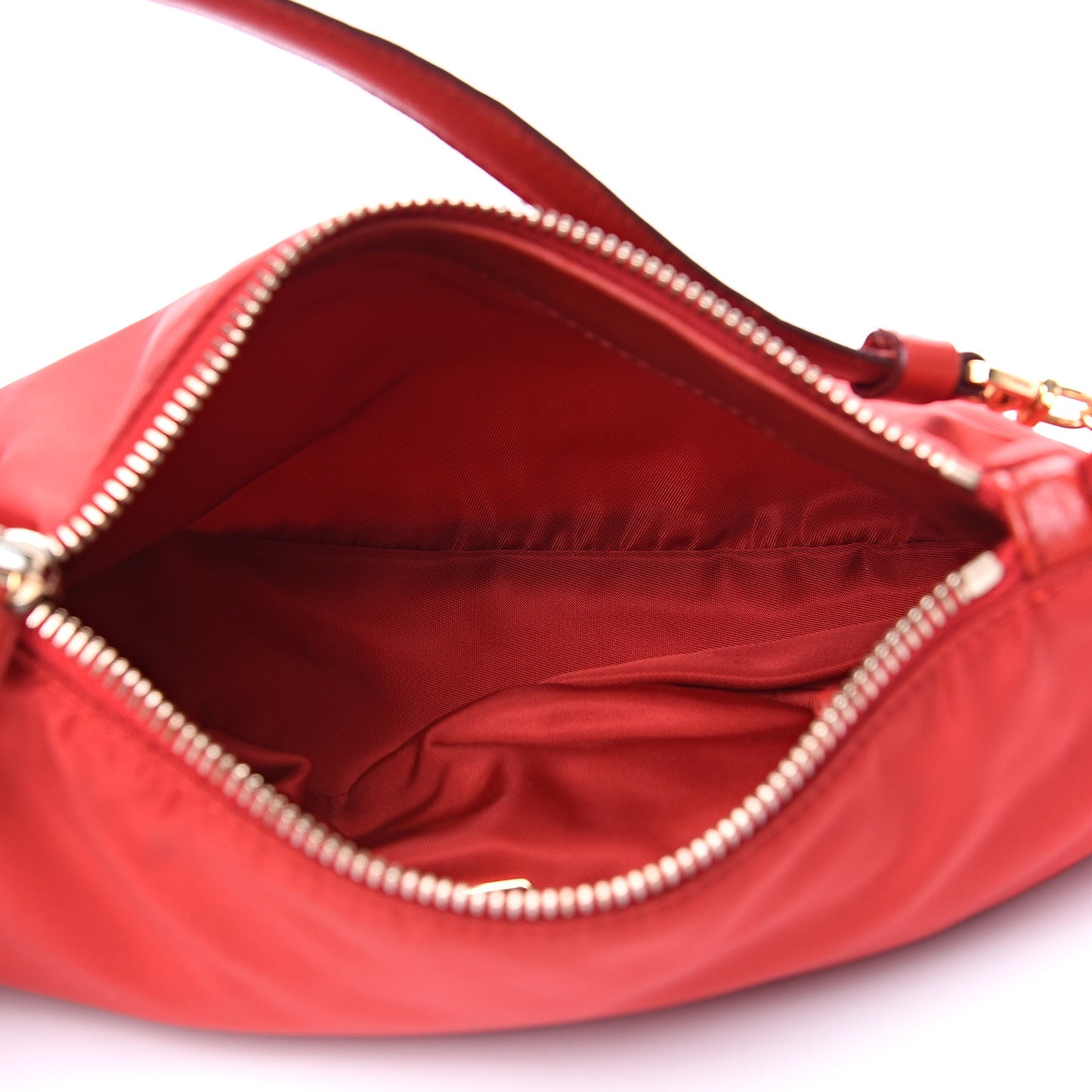 Tessuto Nylon Shoulder Bag Rosso
