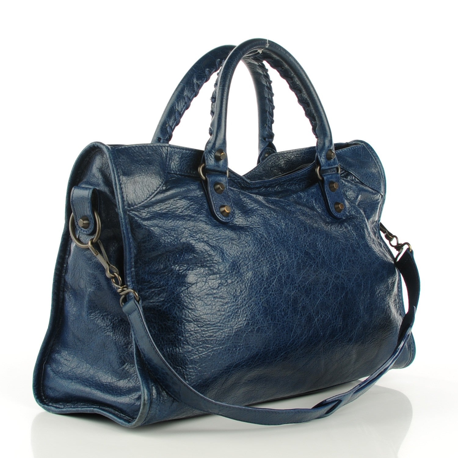 Balenciaga Agneau Classic Hardware City Bleu Mineral 3 of 7