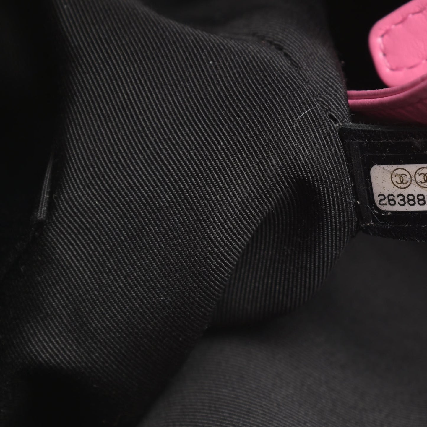 Calfskin Canvas Printed Medium 31 Shopping Bag Pink