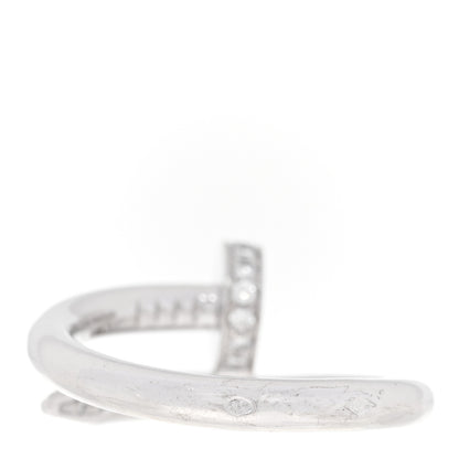 Cartier 18K White Gold Diamond Juste Un Clou Ring 52 6 3 of 6