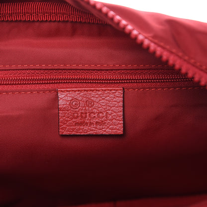 Gucci Nylon Monogram Dolmias Pouch Vibrant Red 6 of 10