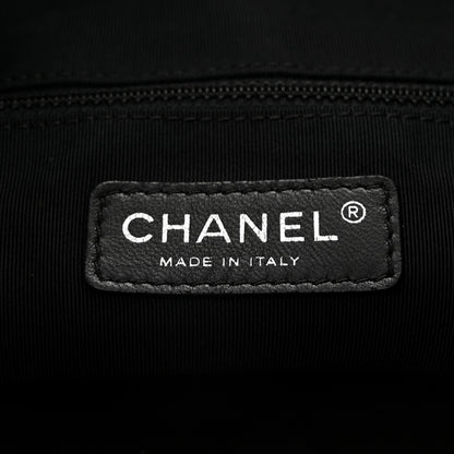 Chanel Canvas CC Paris Venice Bon Bon Tote Black White 6 of 11