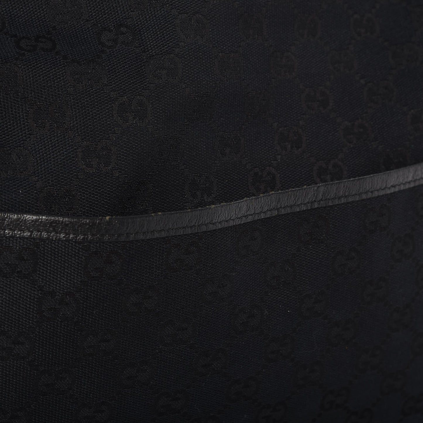 Monogram Large Diaper Bag Black