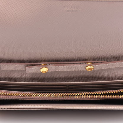 Prada Saffiano Metal Oro Chain Wallet Cammeo 4 of 16