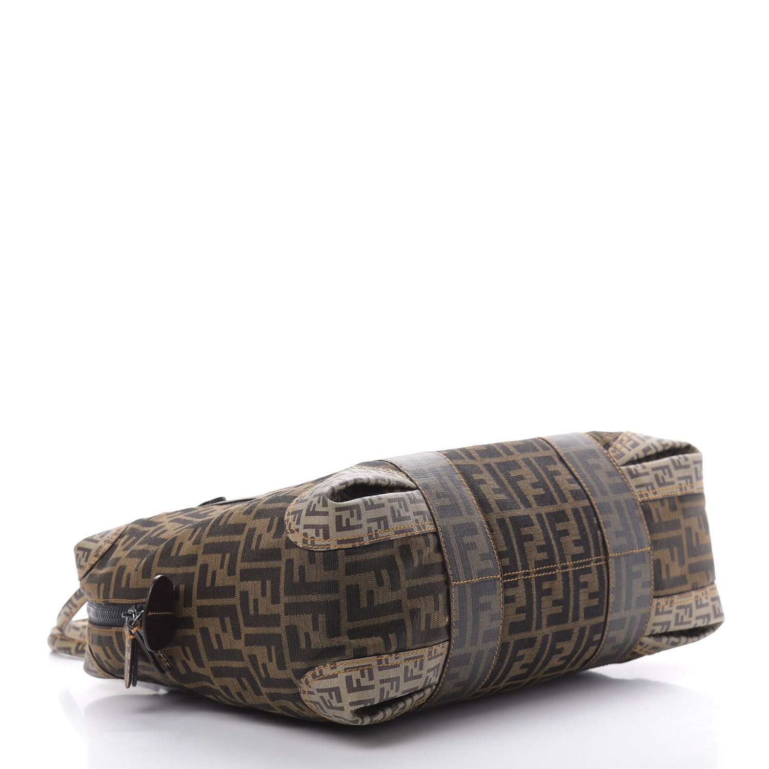 Fendi Zucca Zucchino Spalmati Large B Mix Tote Tobacco 4 of 12