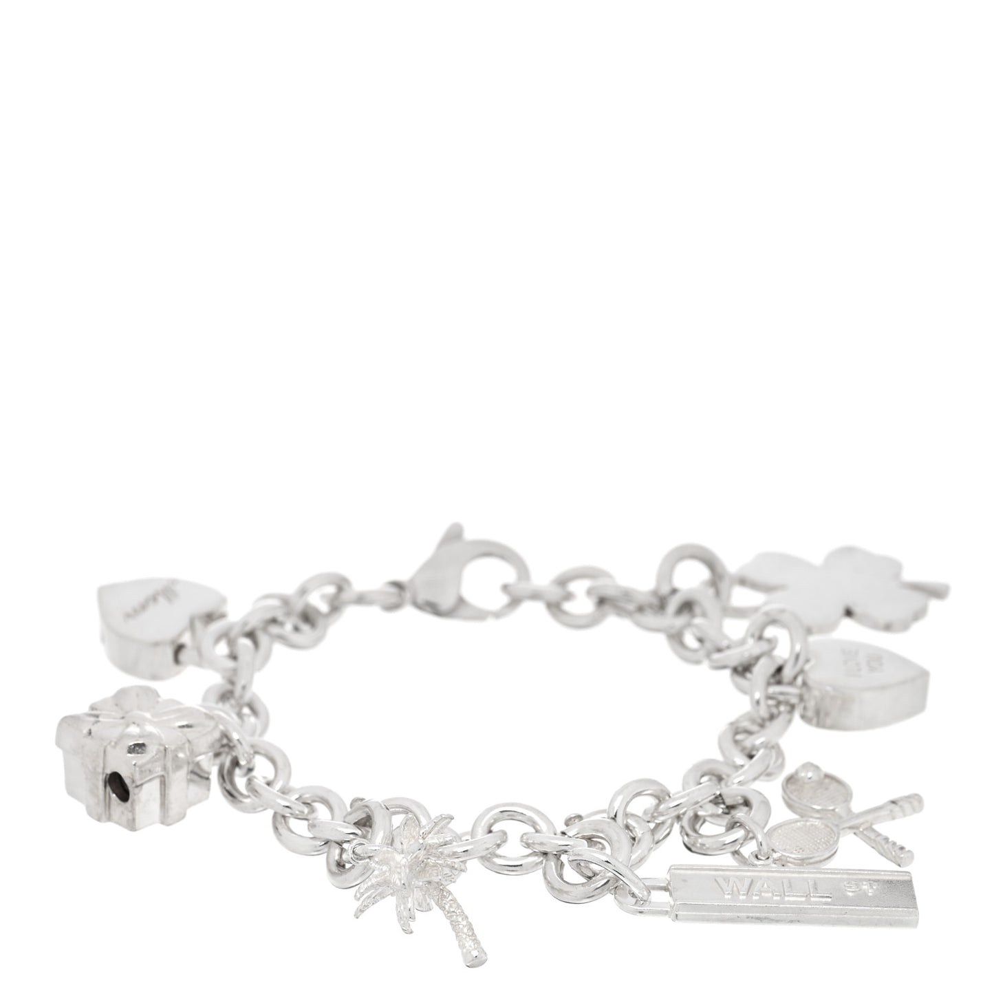 Sterling Silver Multi Charm Bracelet
