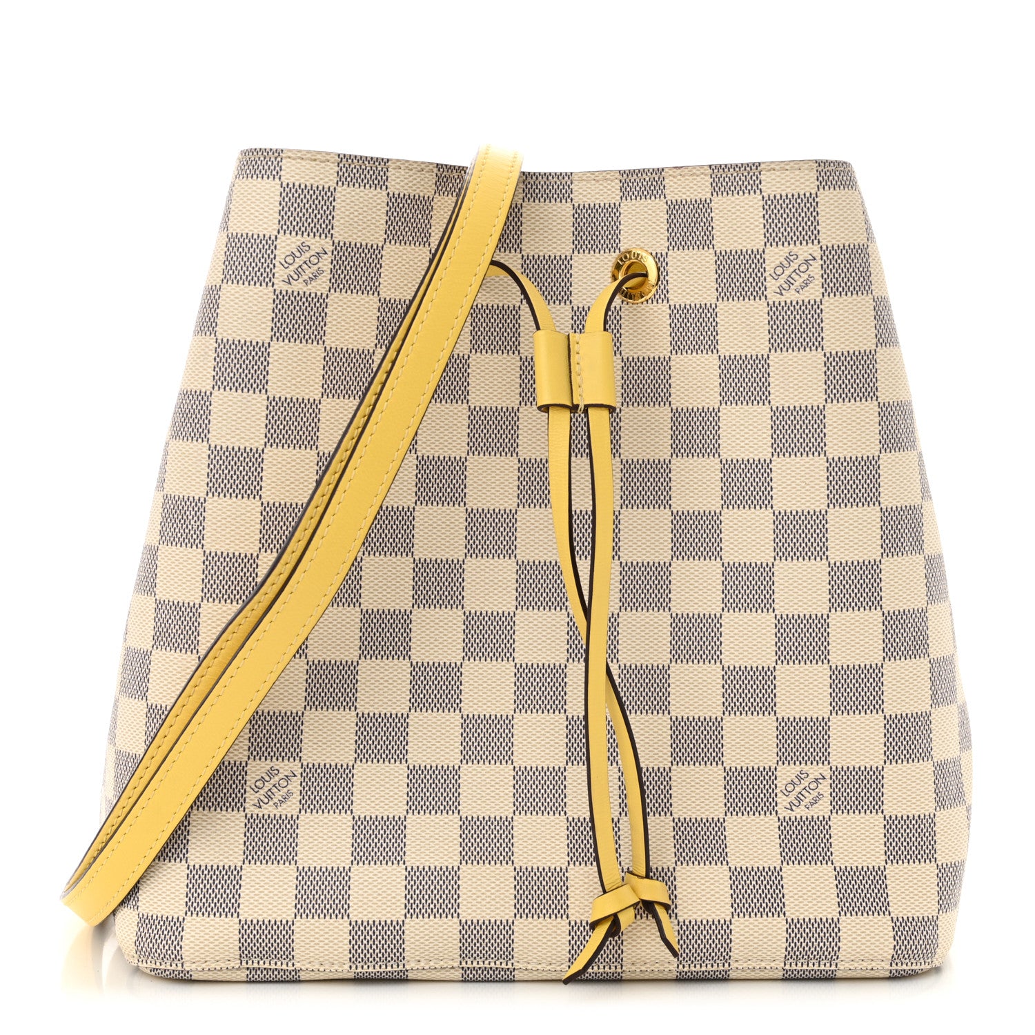 Louis Vuitton Damier Azur Neonoe MM Pineapple 1 of 12