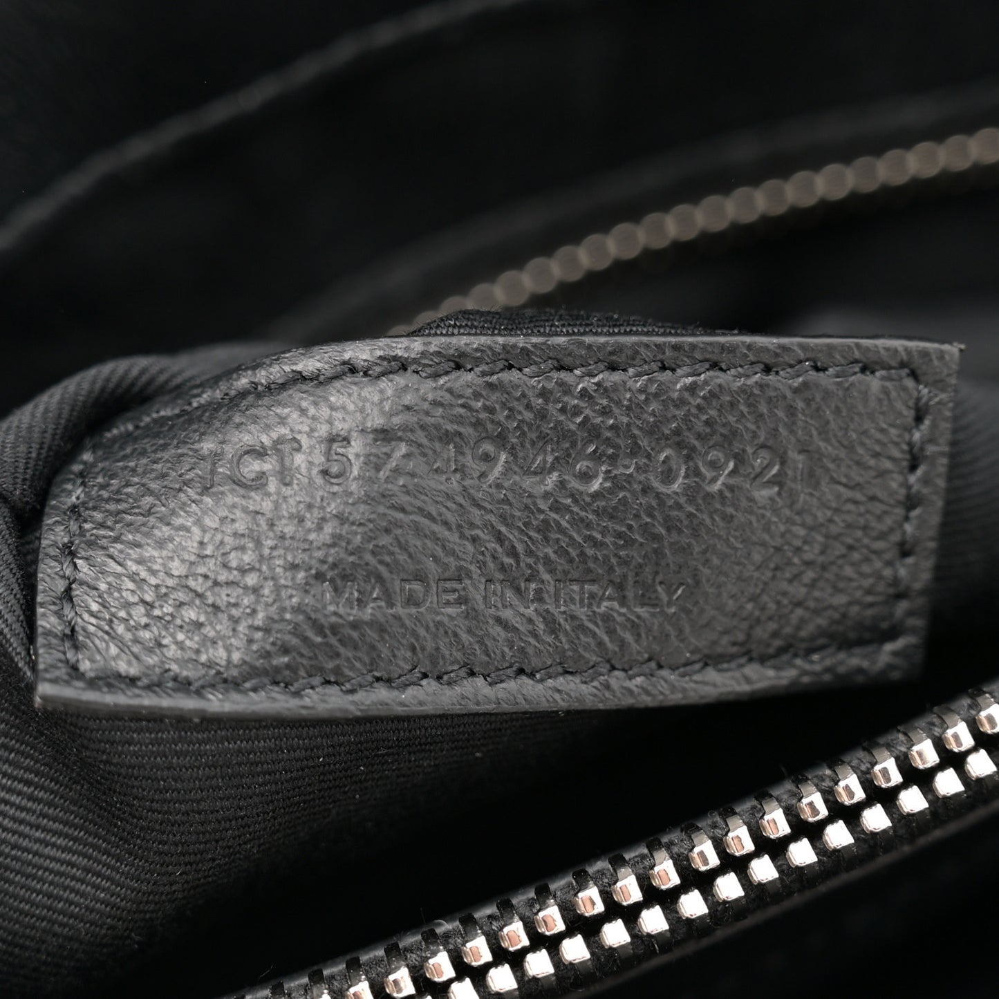 Calfskin Y Quilted Monogram Medium Loulou Chain Satchel Black