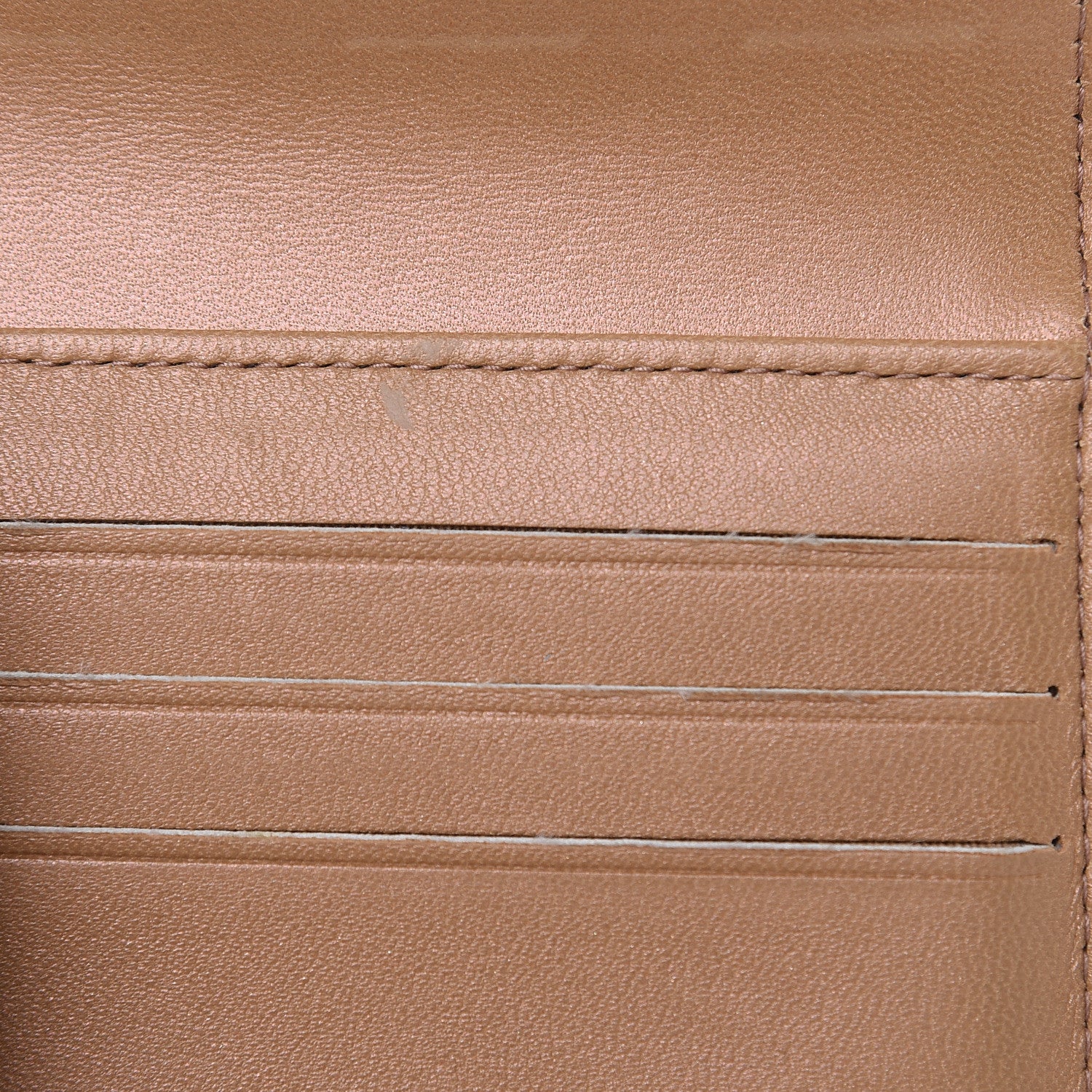 Chanel Iridescent Glazed Calfskin Quilted Compact Boy Wallet Beige 7 of 11