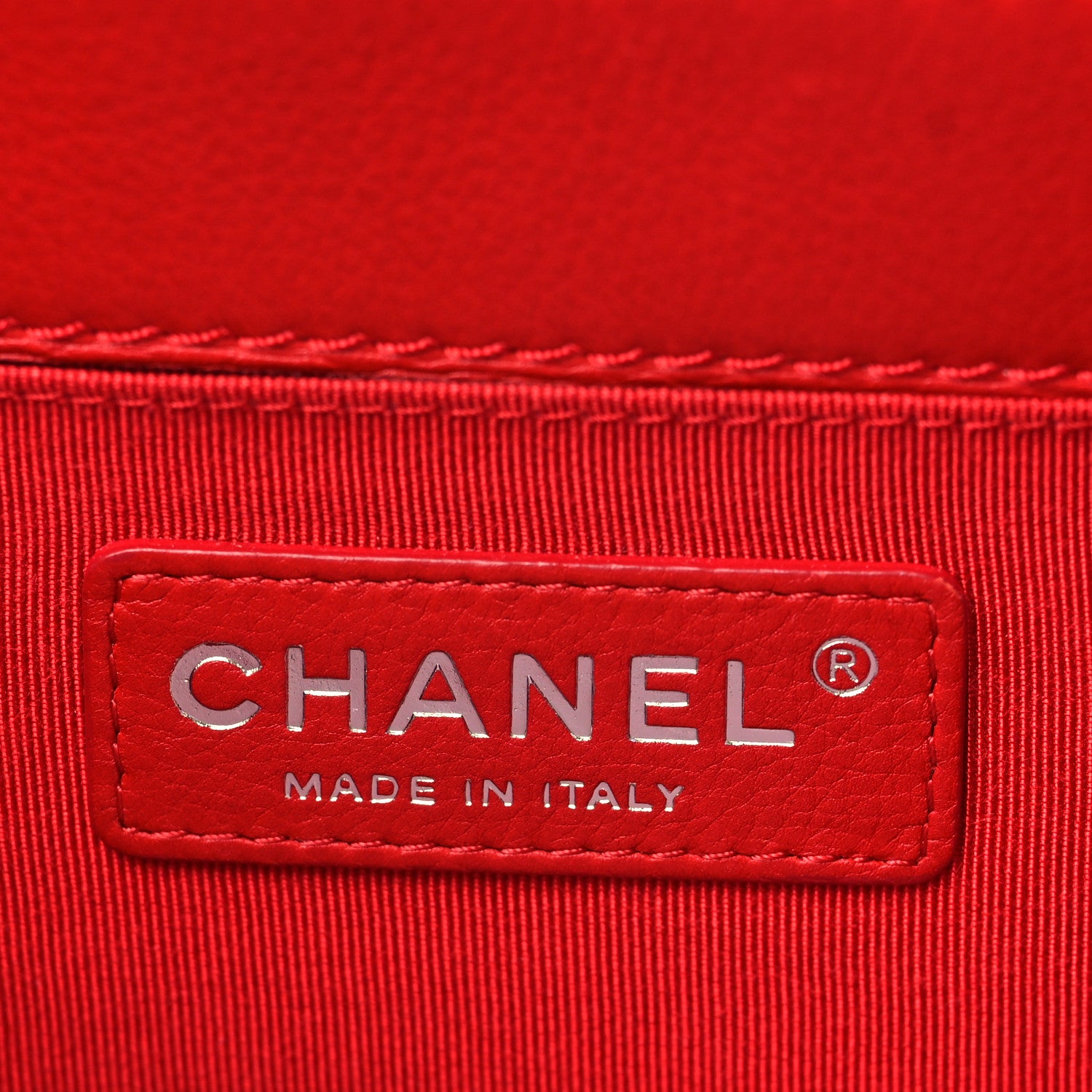 Chanel Calfskin Medium Boy Reverso Flap Red 5 of 9
