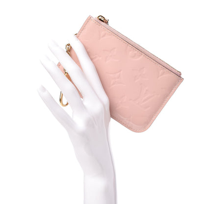 Louis Vuitton Vernis Key Pouch Rose Ballerine 2 of 7