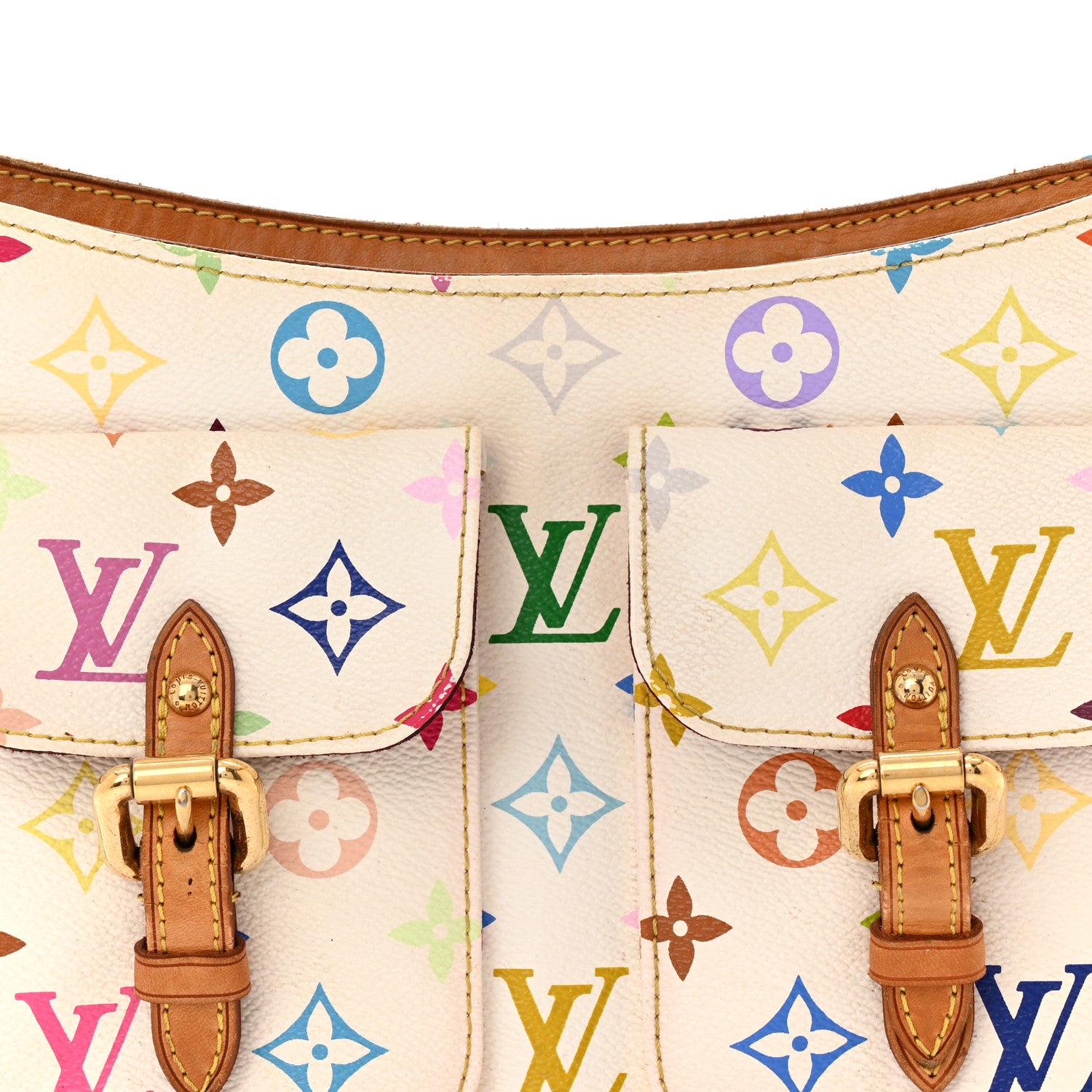 Louis Vuitton Monogram Multicolor Lodge PM White 7 of 9