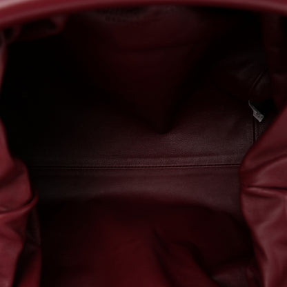 Bottega Veneta Smooth Butter Calf The Pouch Oversized Clutch Bordeaux 5 of 10