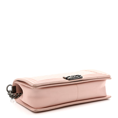 Chanel Lambskin Quilted New Medium Boy Flap Light Pink 4 of 10