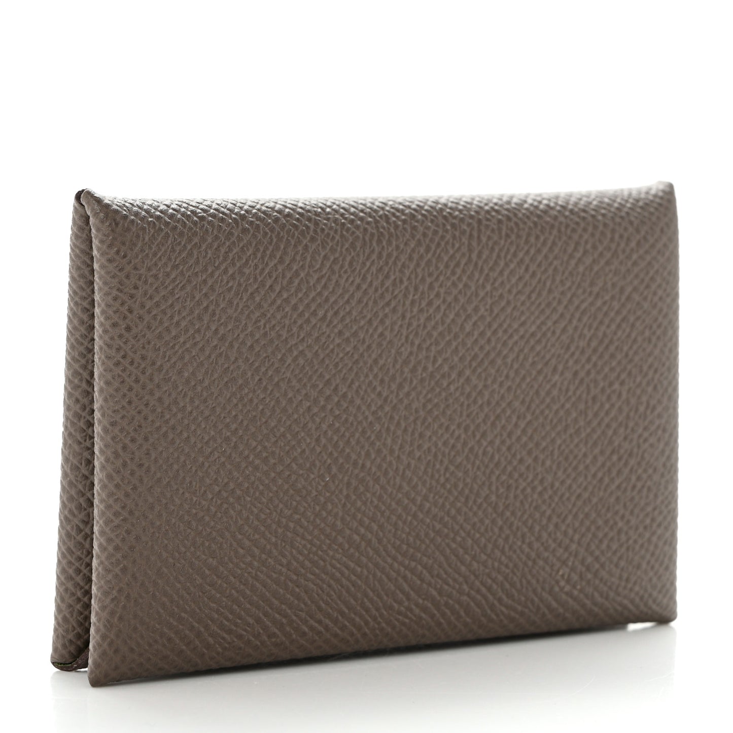 Epsom Verso Calvi Card Case Etain Vert Criquet