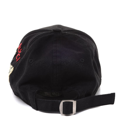 Gucci X MLB Cotton NY Yankees Baseball Hat 57-61 Black 6 of 10