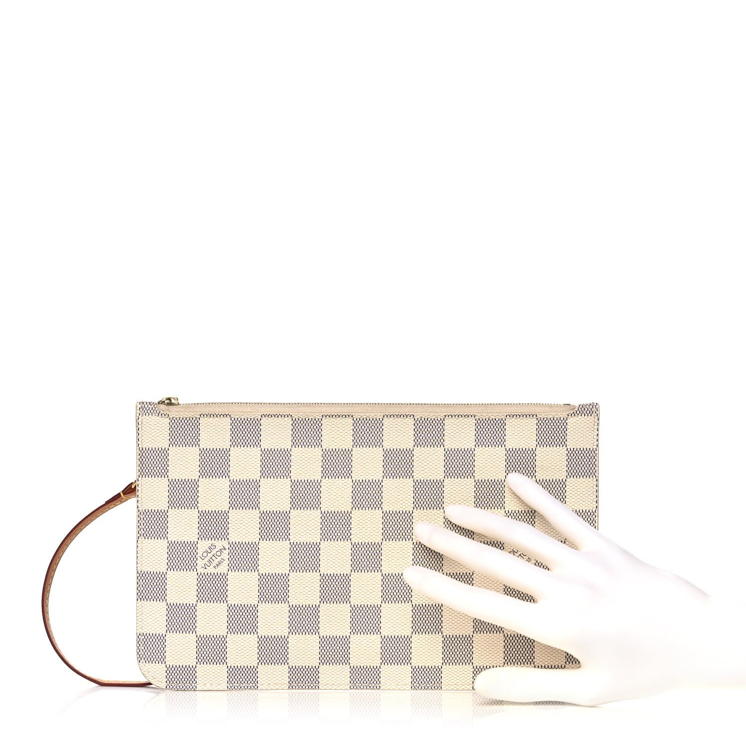 Louis Vuitton Damier Azur Neverfull MM GM Pochette 2 of 14