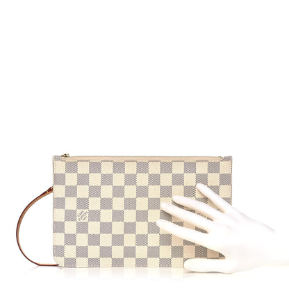Louis Vuitton Damier Azur Neverfull MM GM Pochette 2 of 14