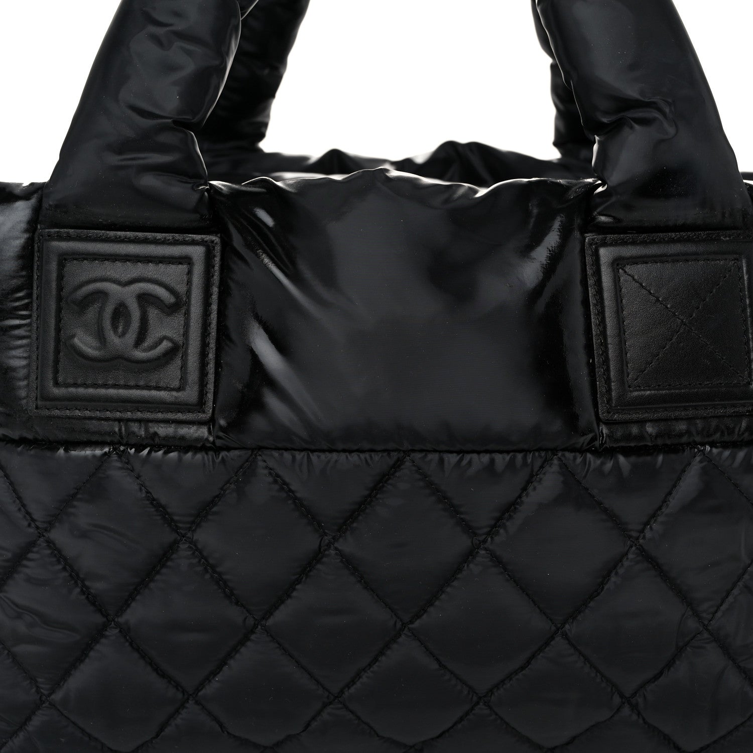Chanel Nylon Coco Cocoon Zipped Tote Black 8 of 10