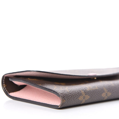 Louis Vuitton Monogram Emilie Wallet Rose Ballerine 7 of 11