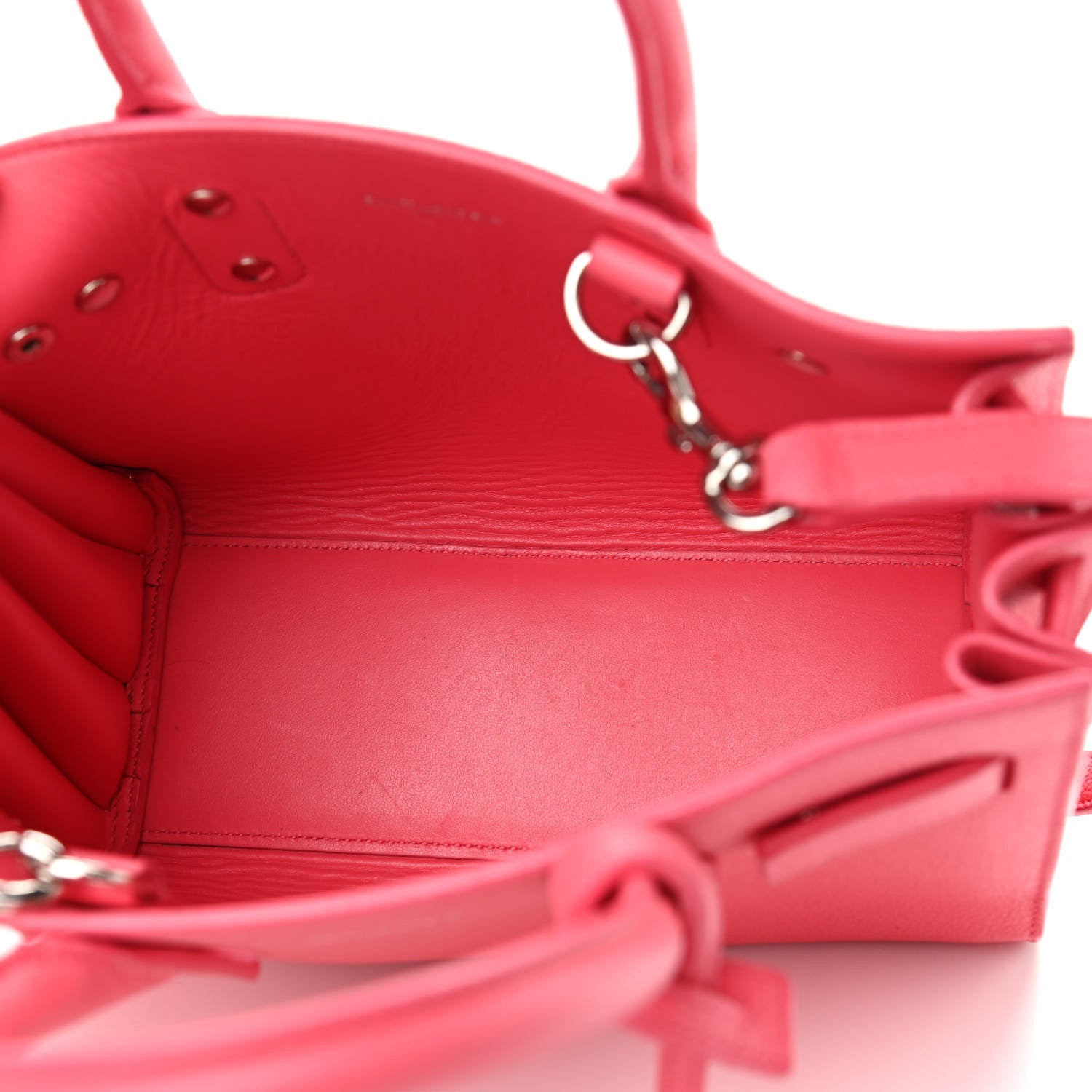 Saint Laurent Grained Calfskin Nano Sac De Jour Coral 5 of 12