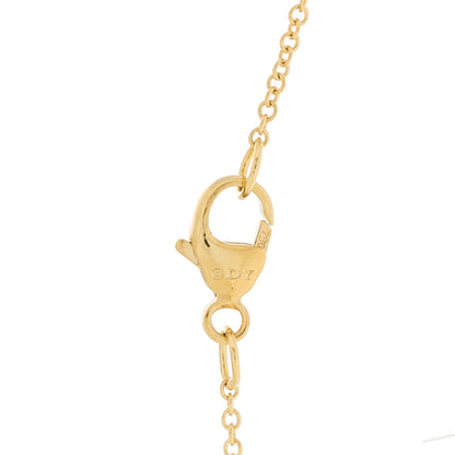 David Yurman 18K Yellow Gold Diamond 7mm Petite Chatelaine Pave Pendant Necklace 4 of 4