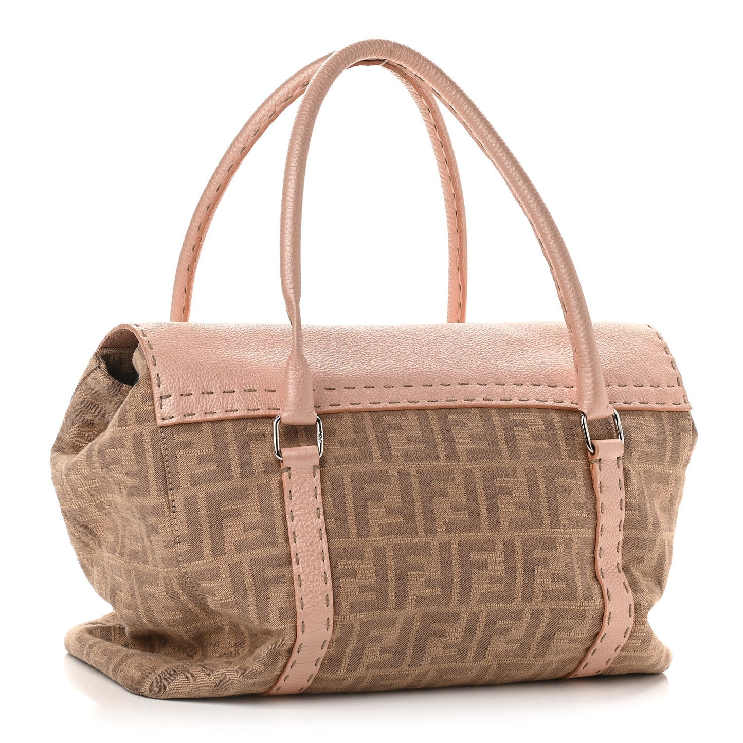 Zucca Cuoio Shoulder Bag Cipria