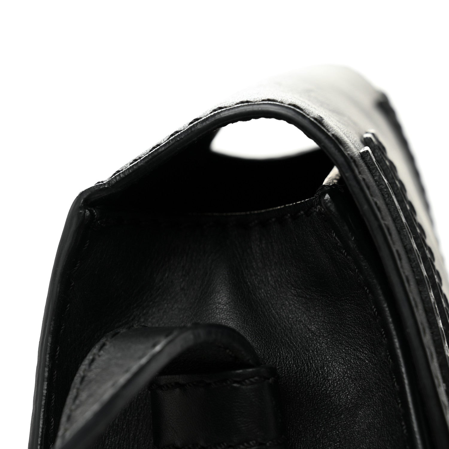 Chloe Calfskin Mini Marcie Metal Bar Trim Crossbody Bag Black 12 of 12