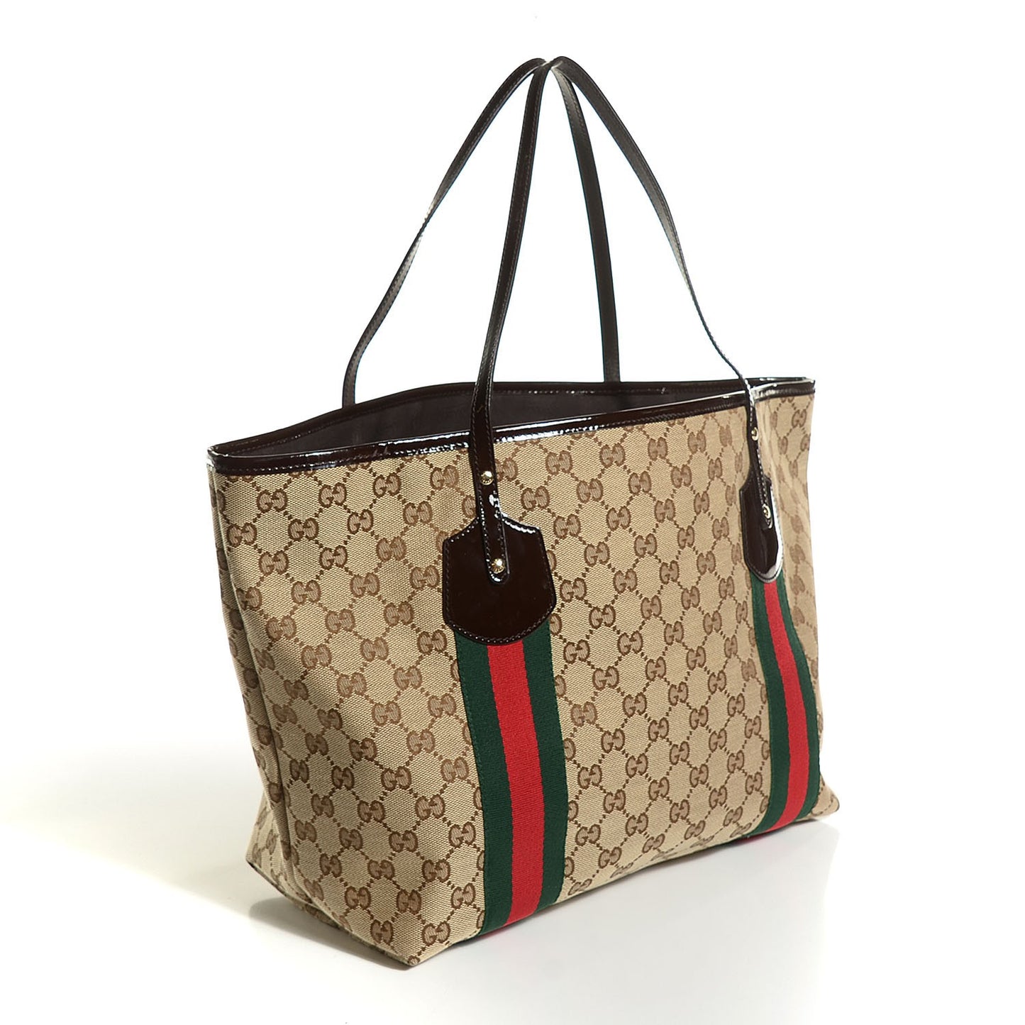 Monogram Web Large Jolie Tote Brown