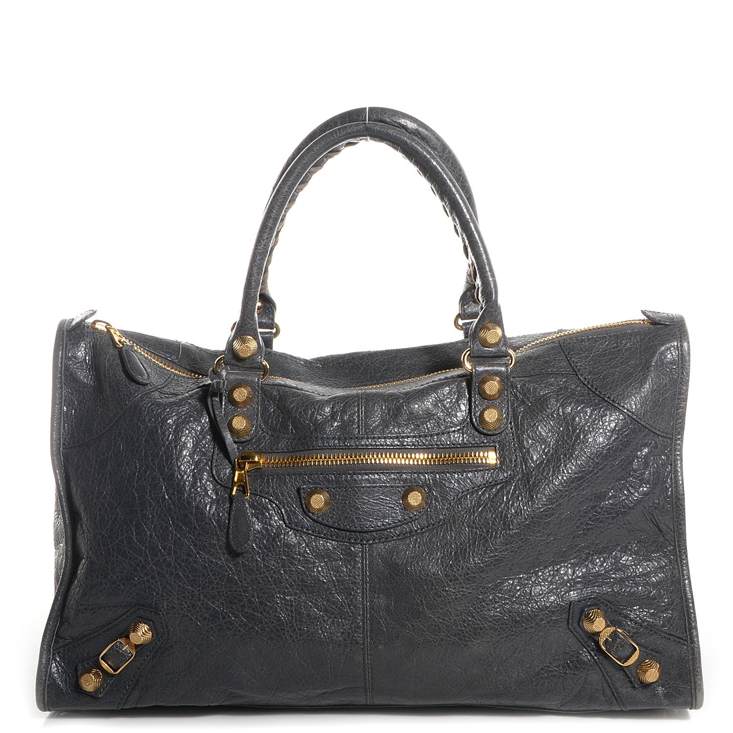 Balenciaga Agneau Giant 12 Gold Hardware Work Gris Tarmac 1 of 11