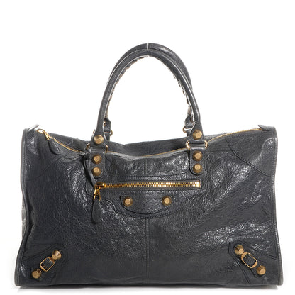 Balenciaga Agneau Giant 12 Gold Hardware Work Gris Tarmac 1 of 11