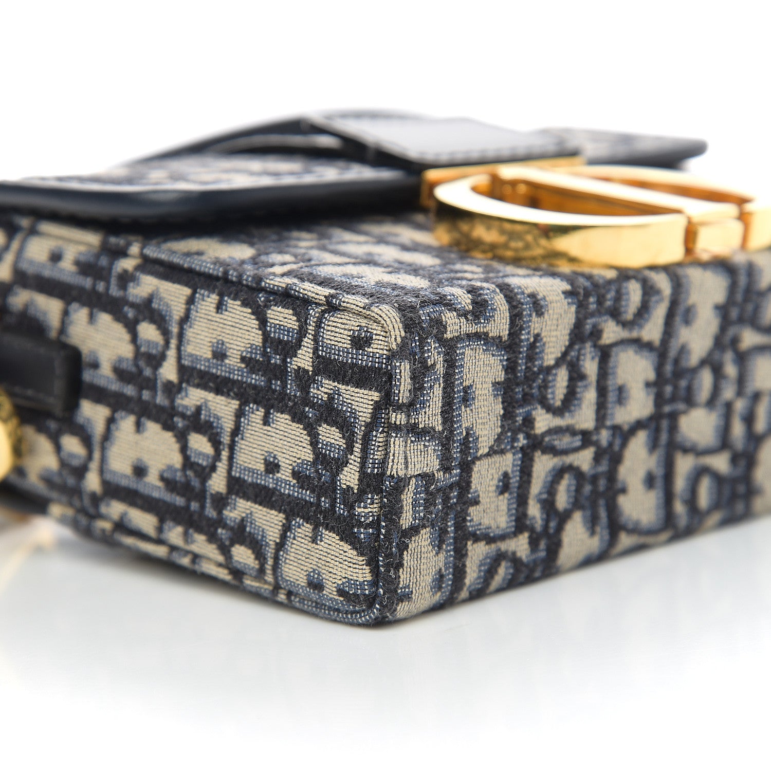 Christian Dior Oblique 30 Montaigne Box Bag Blue 6 of 7