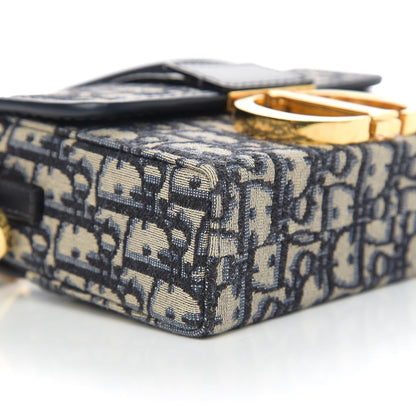 Christian Dior Oblique 30 Montaigne Box Bag Blue 6 of 7