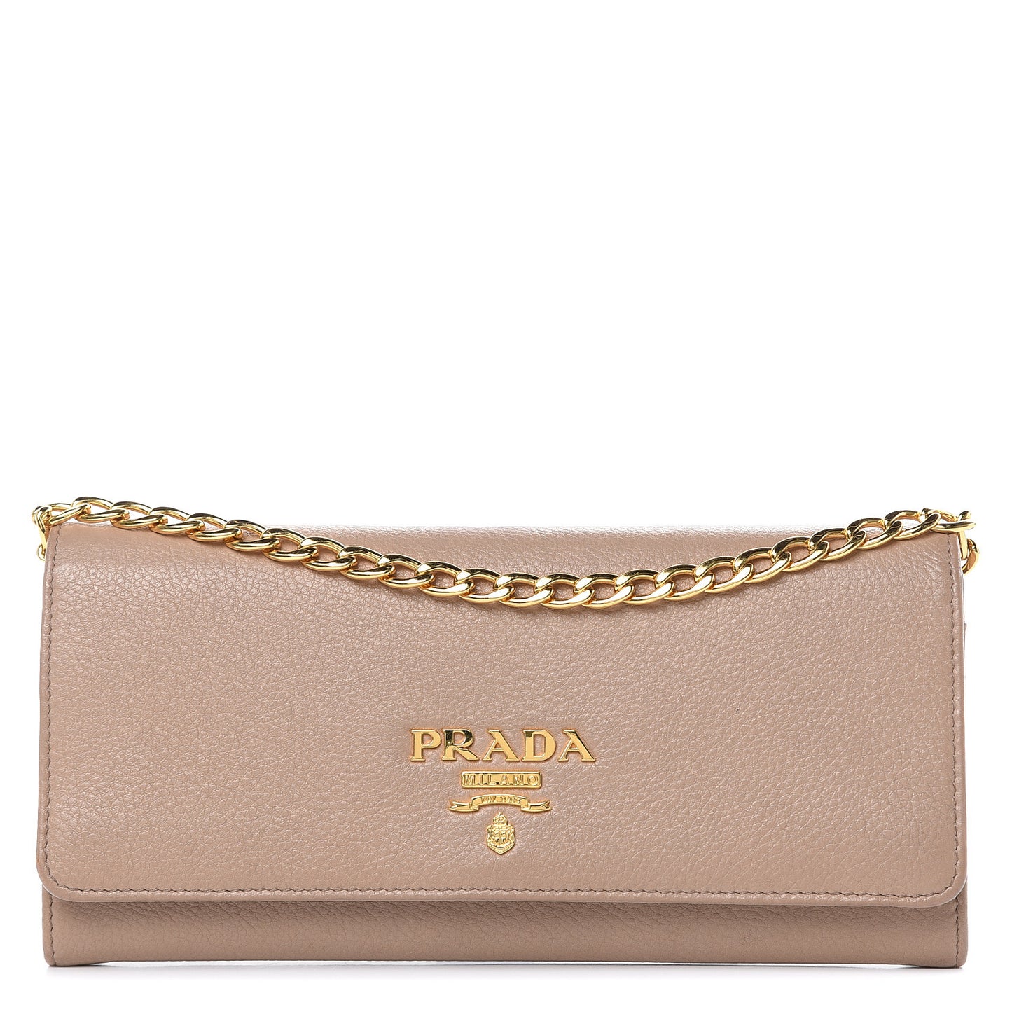 Vitello Daino Chain Wallet Cammeo