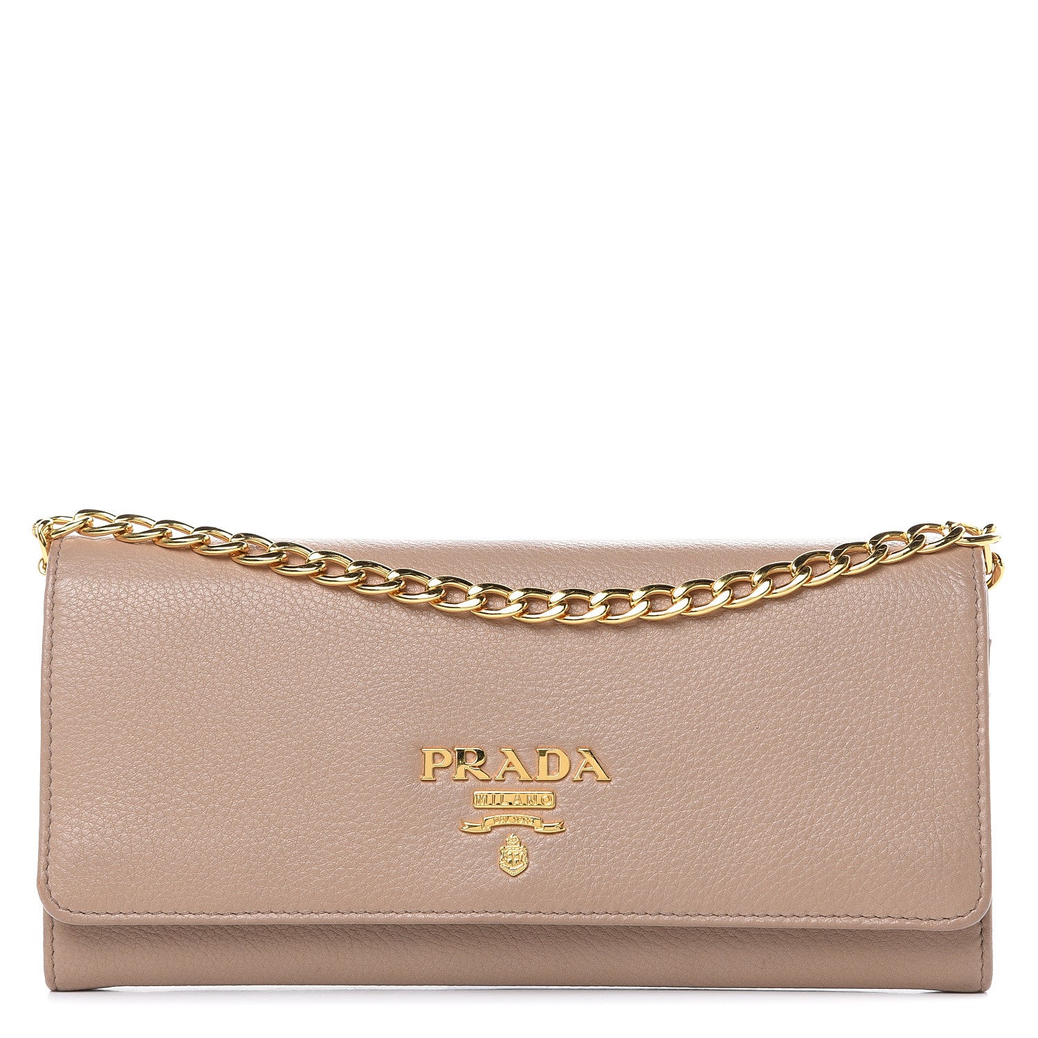 Prada Vitello Daino Chain Wallet Cammeo 1 of 11