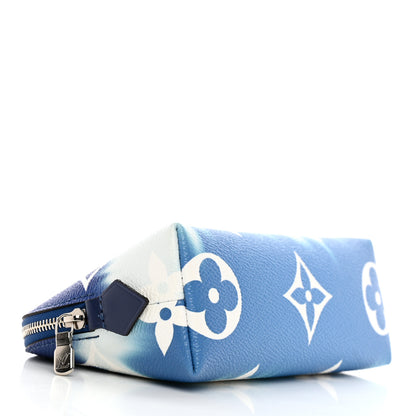 Louis Vuitton Monogram Giant Escale Cosmetic Pouch Blue 4 of 8