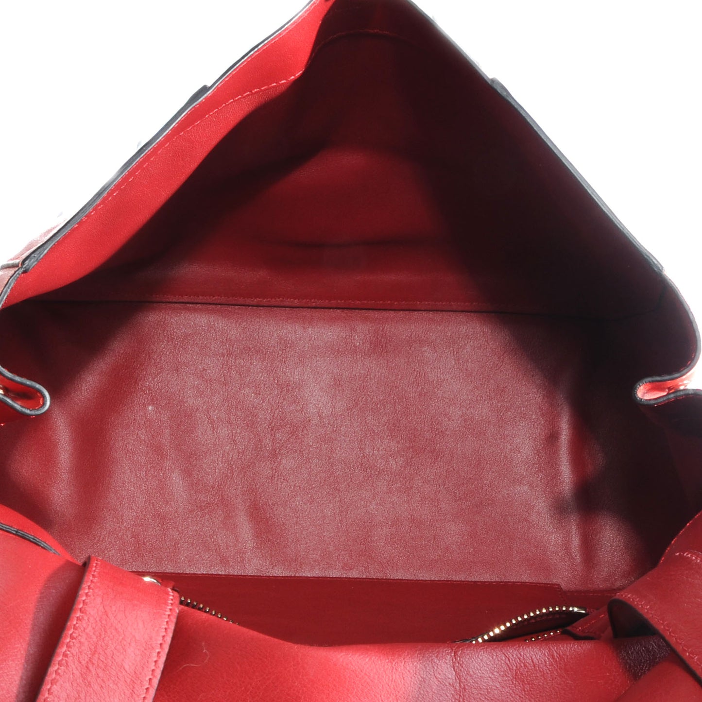 Calfskin PS Courier Bag Poppy Chianti