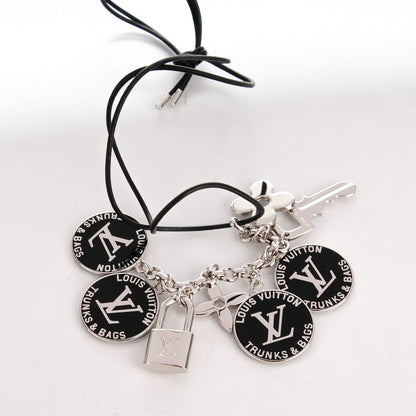 Louis Vuitton Trunks and Bags Breloques Necklace Black 4 of 5