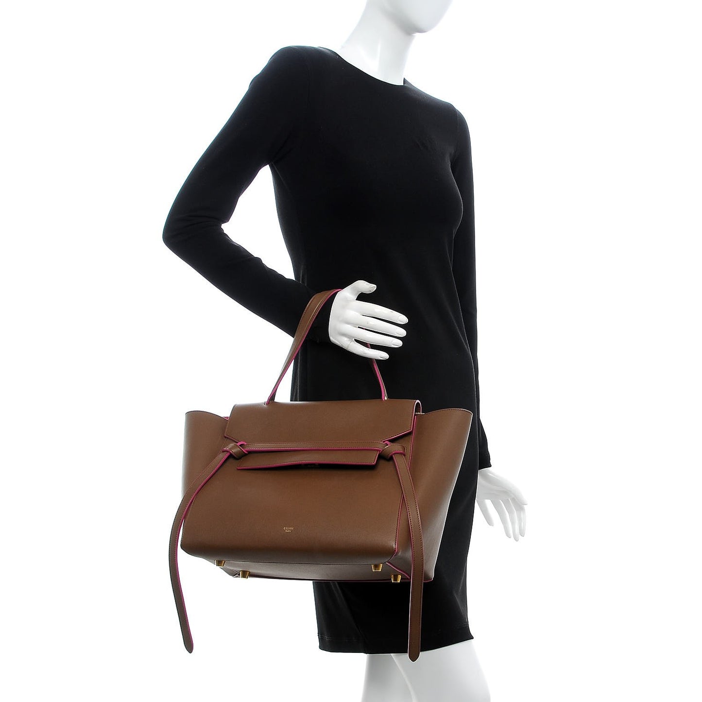 Smooth Calfskin Small Belt Bag Camel Pink