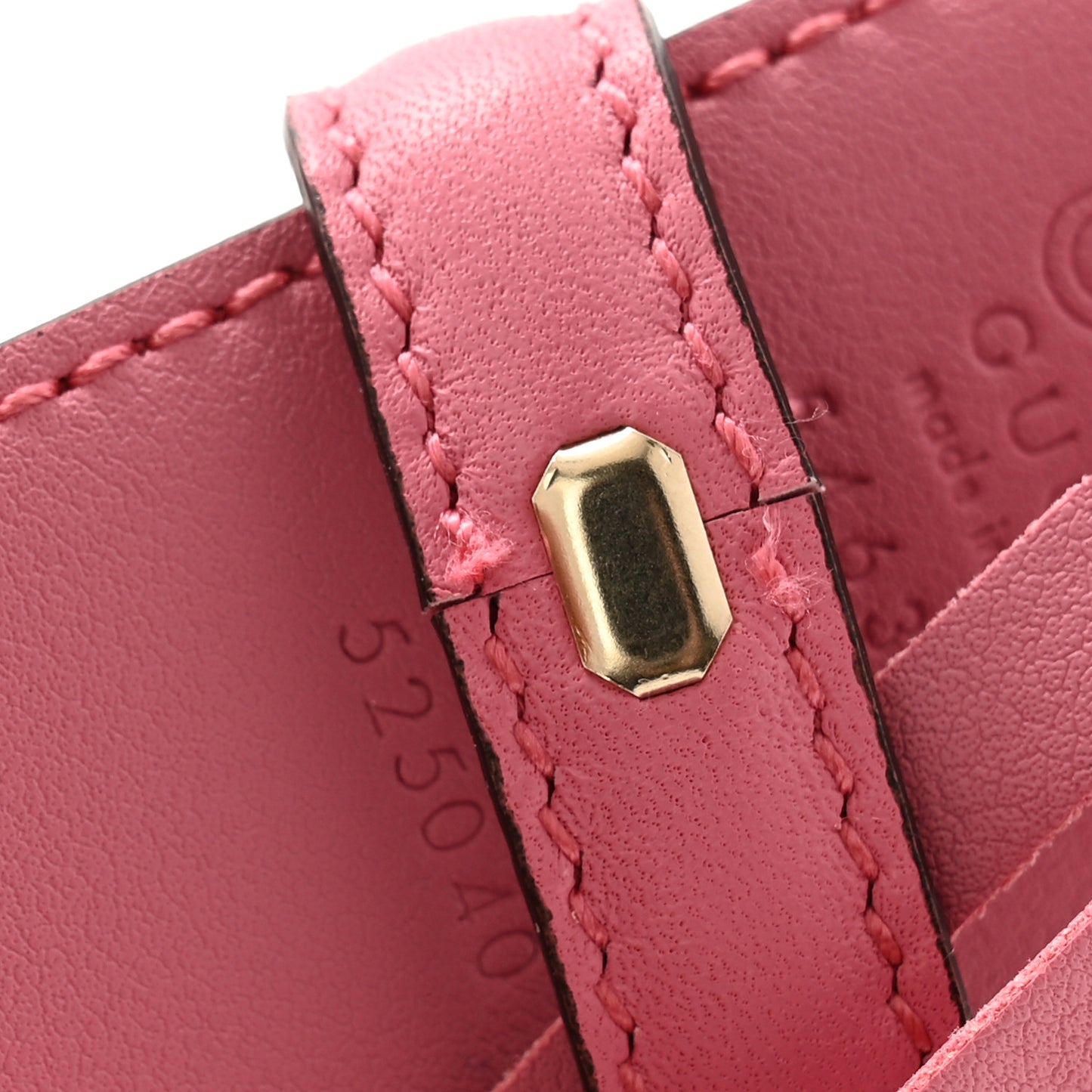 Moon Calfskin Interlocking G 37mm Belt 95 38 Glossy Pink