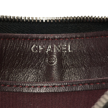 Chanel Lambskin Quilted Zip Pouch Black 6 of 12