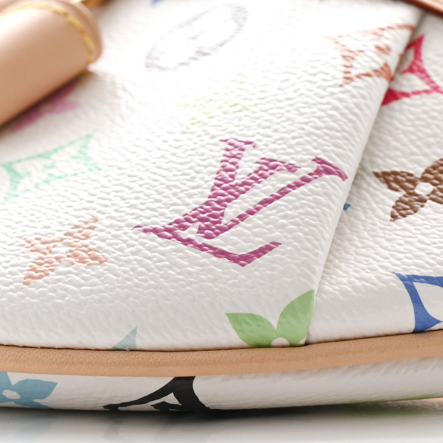 LV X TM Monogram Multicolor High Rise Bumbag White