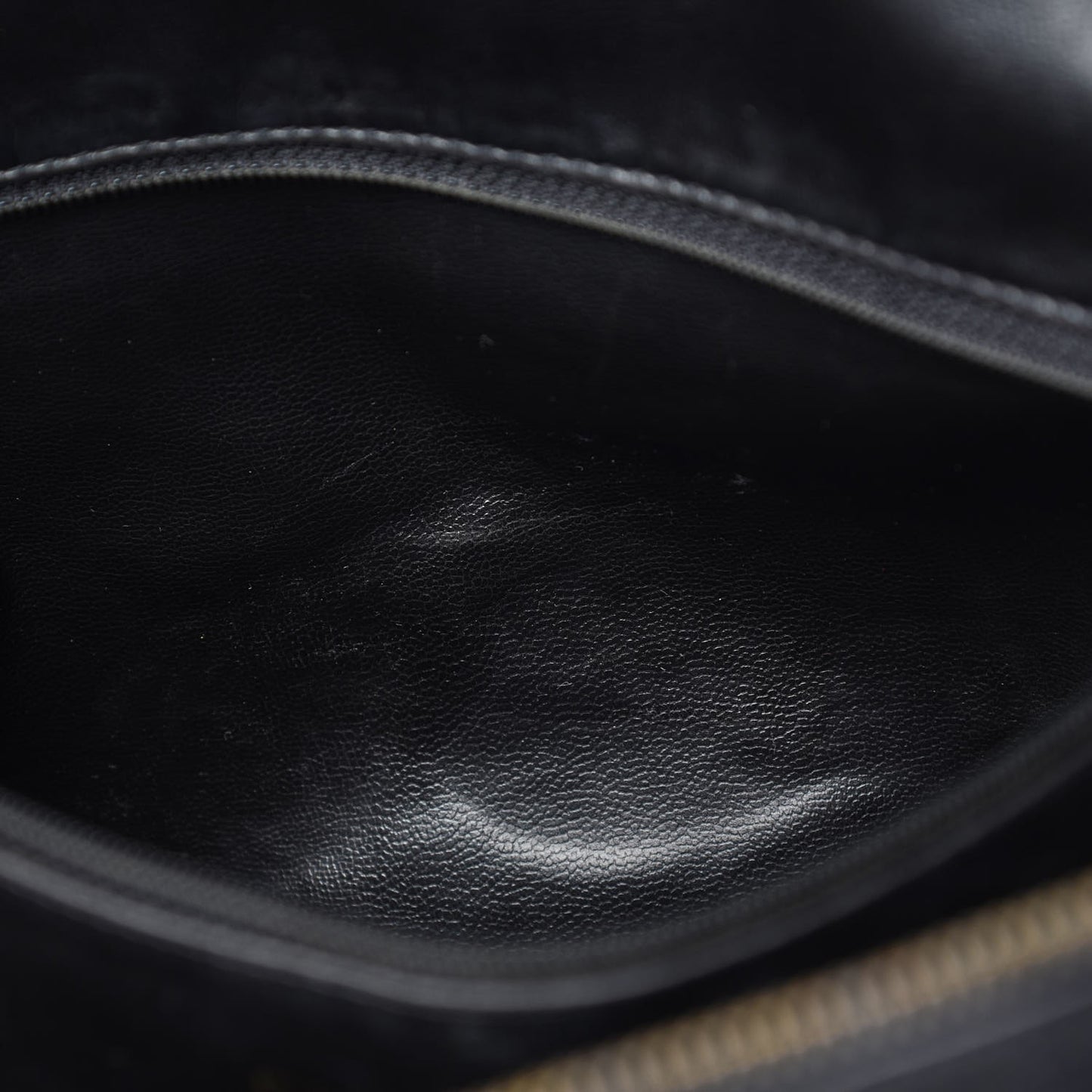 Caviar Chevron Top Handle Bag Black