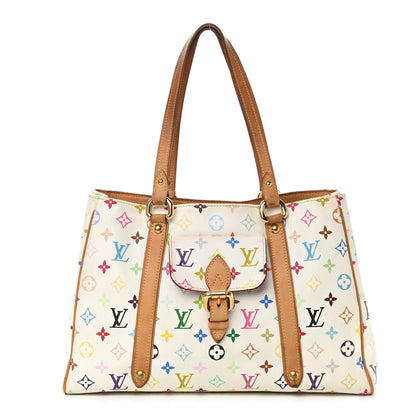 Louis Vuitton Monogram Multicolor Aurelia MM White 1 of 14